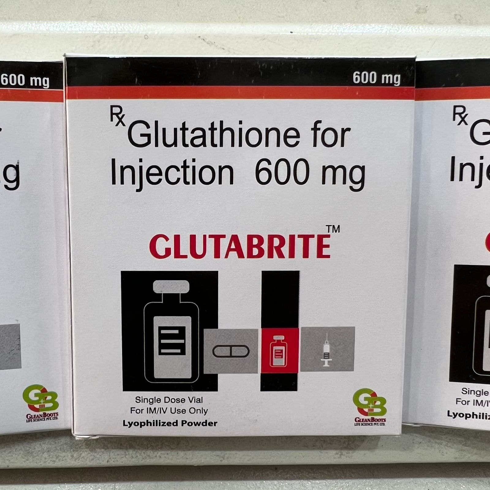 Glutabrite 600 Mg Inj