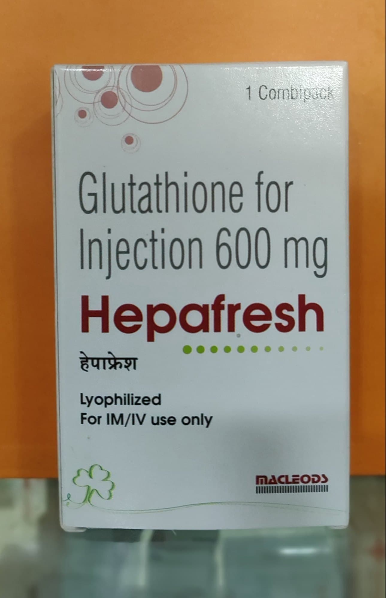 Hepafresh - Glutathione 600 mg inj