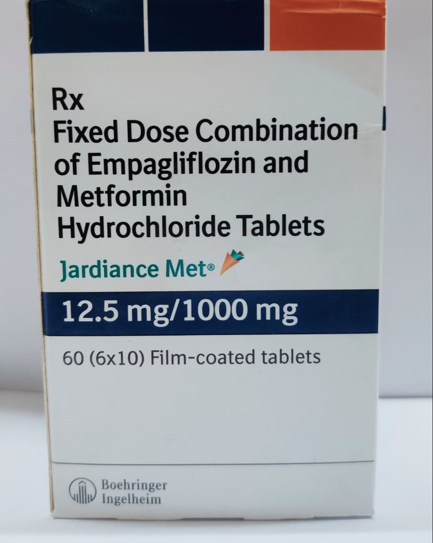 Jardiance Met - Empagliflozin & Metformin Hydrochloride 12.5/1000 mg Tablet