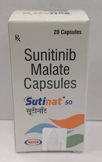Sutinat 50 mg Capsules