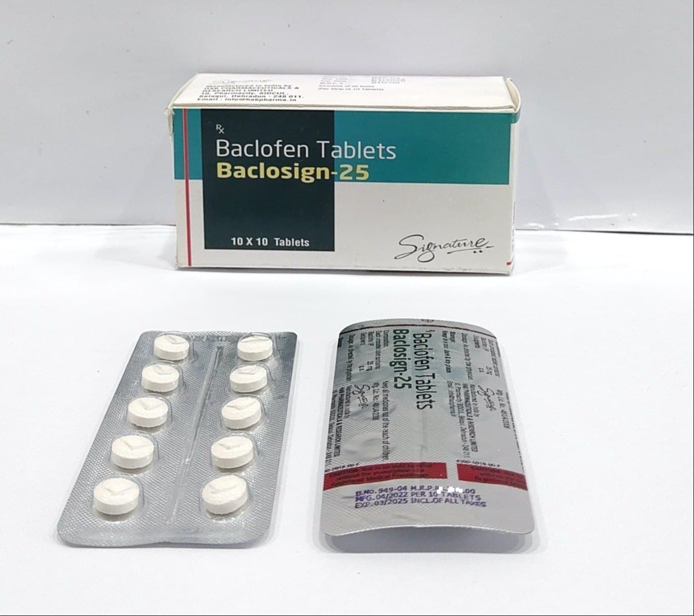 Baclosign 25 mg Tabs