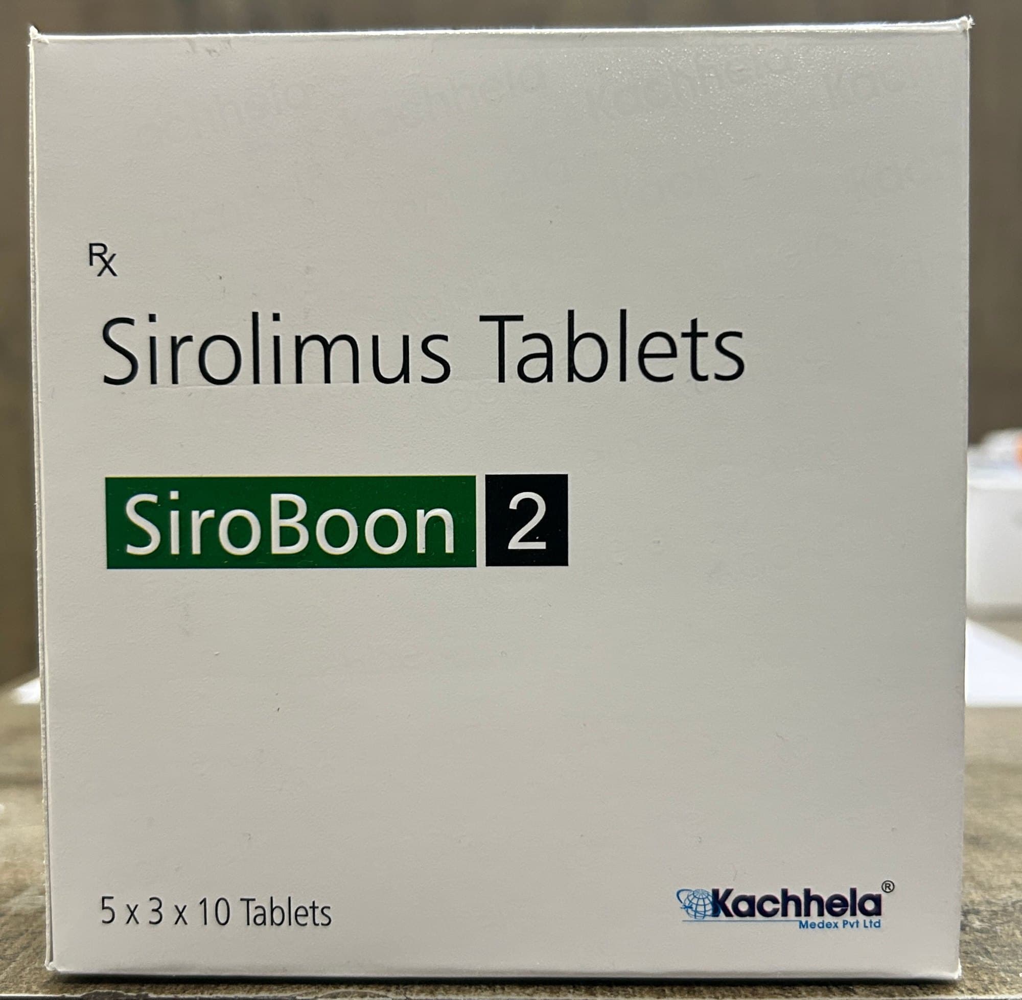 Siroboon - Sirolimus 2 mg Tabs