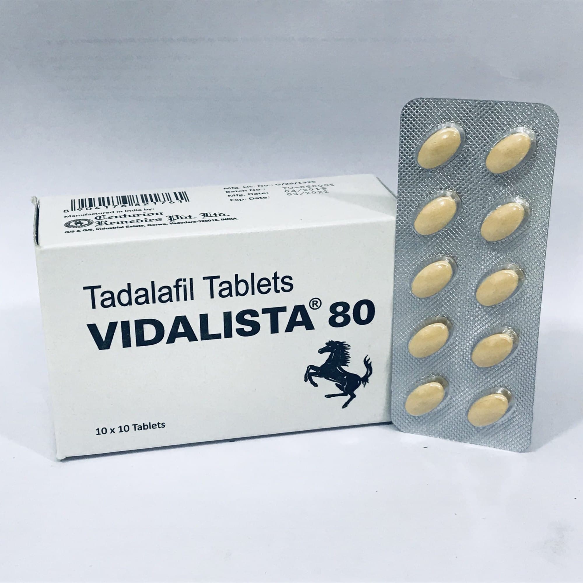 Vidalista Black 80 mg Tablets