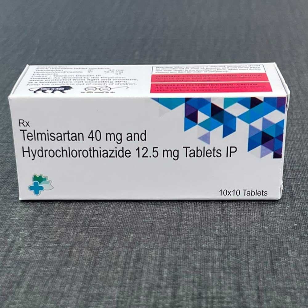 Telmisartan 40 And Hydrochlorothiazide 12 .5 mg Tabs