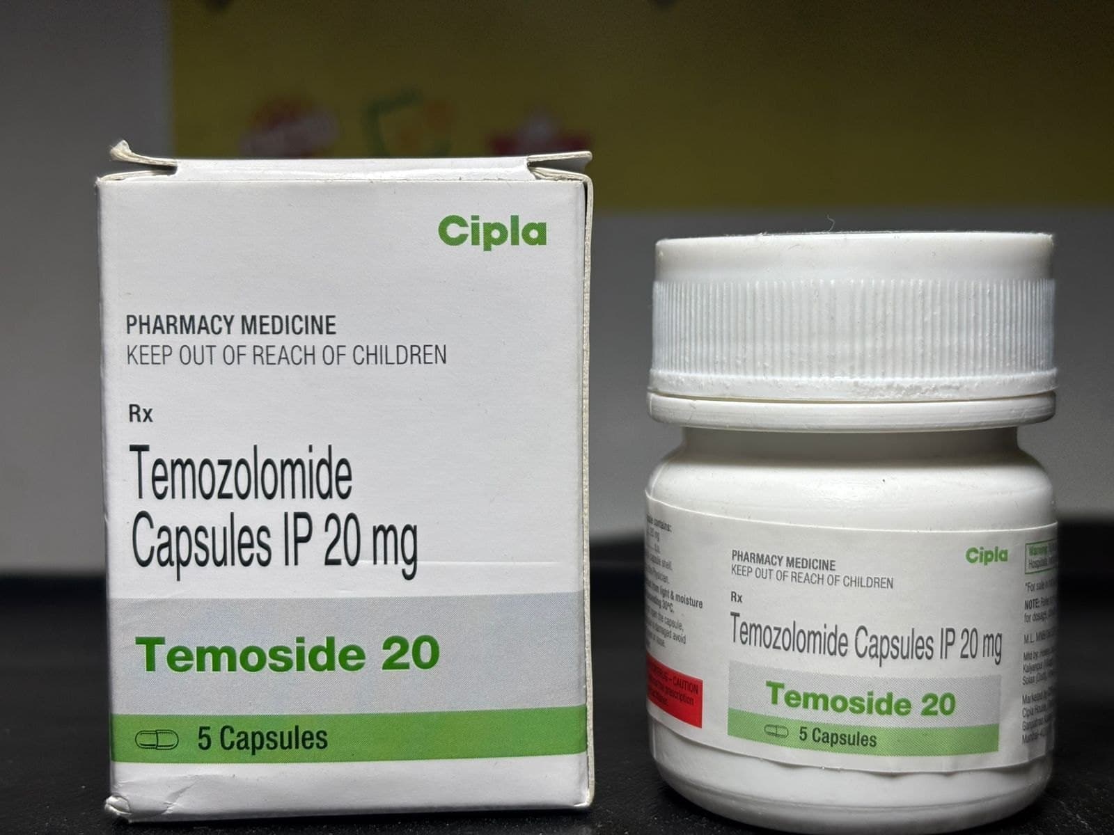 Temozolomide 20mg Capsule
