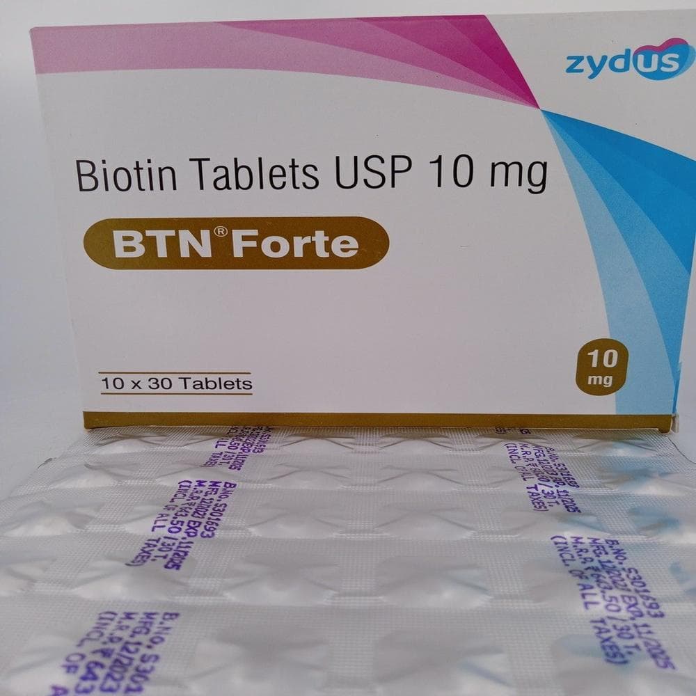 BTN Forte - Biotin 10 mg Tablet