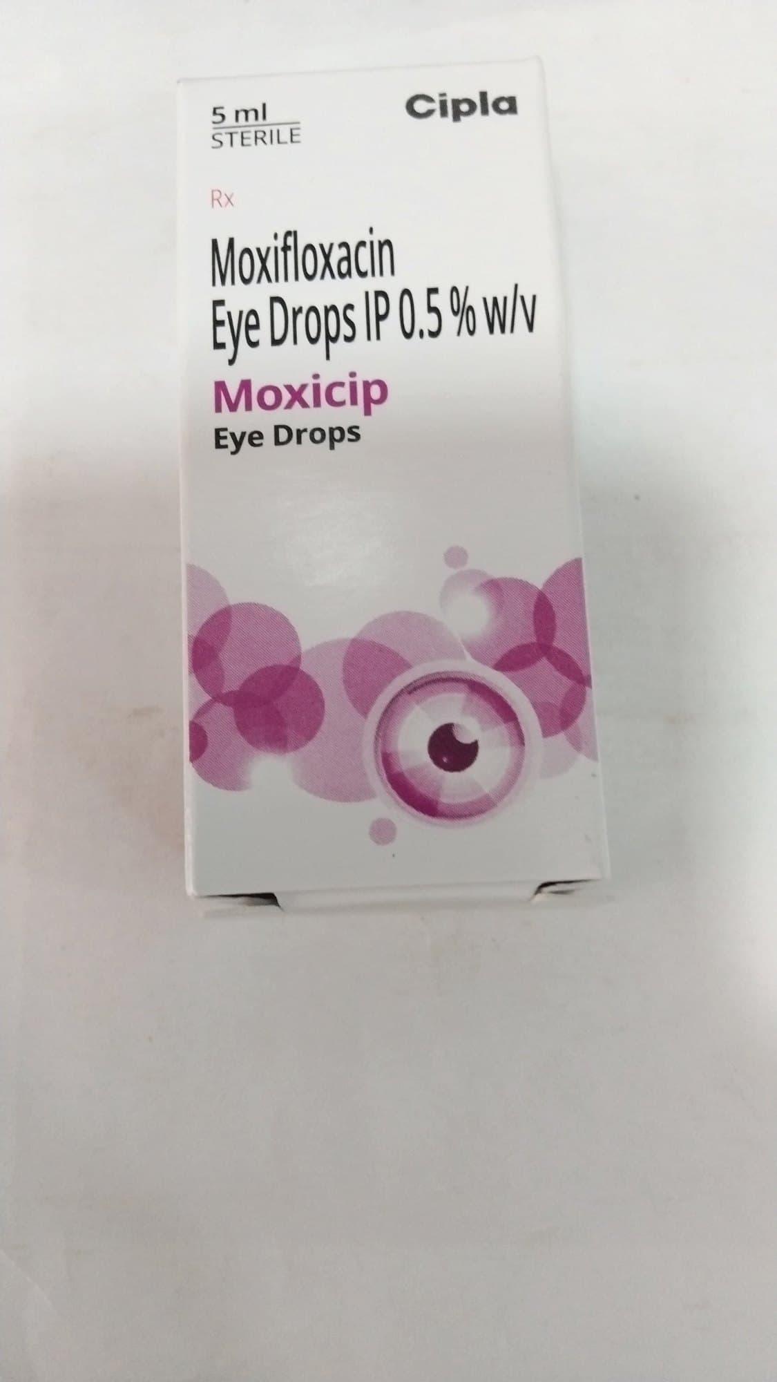 Moxicip- 0.5% Eye Drops