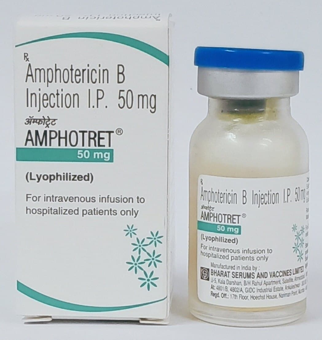 Amphotret - Amphotericin B 50 mg Inj