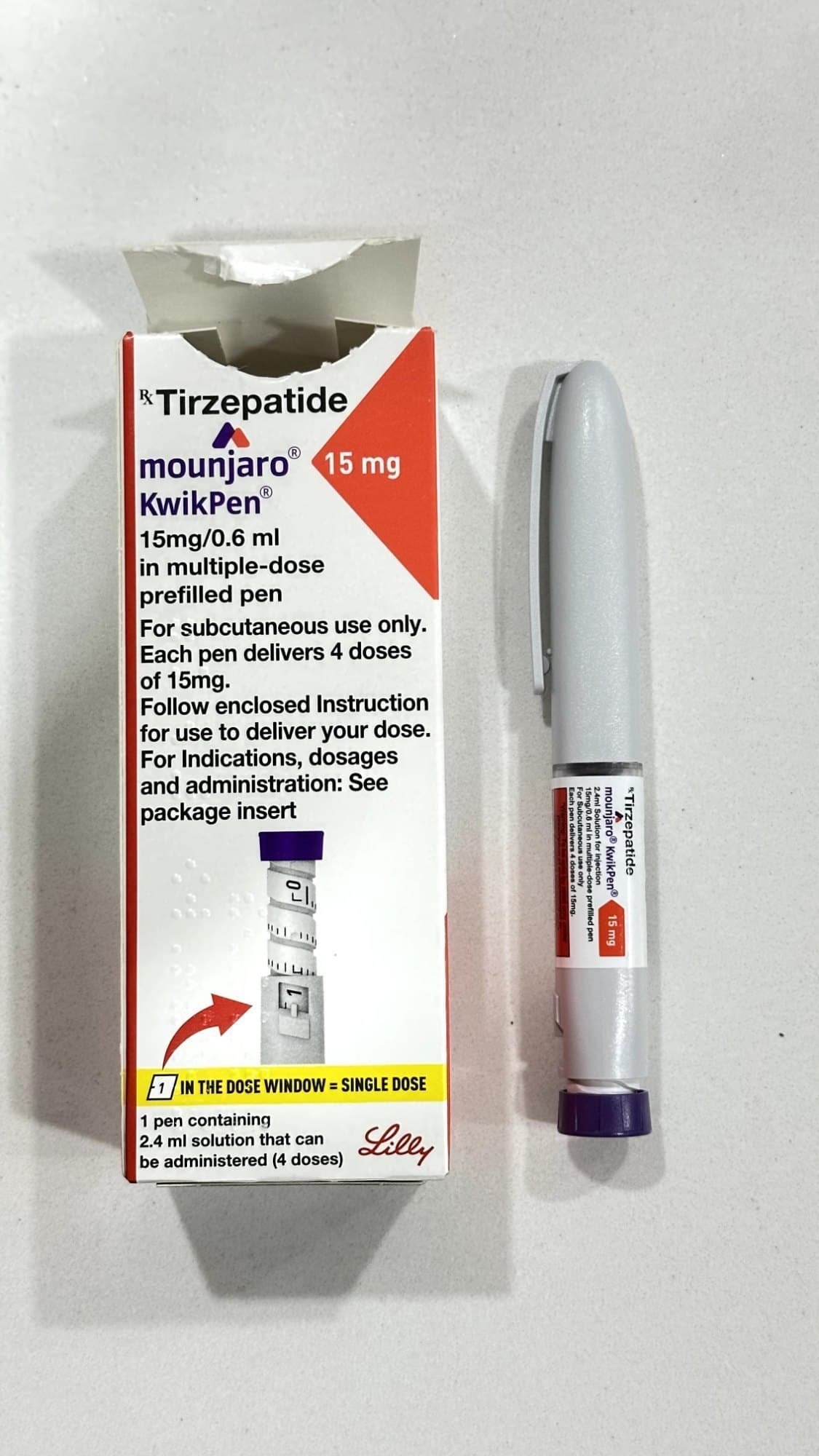 Mounjaro -  Tirzepatide 15 mg Kwikpen Pfs