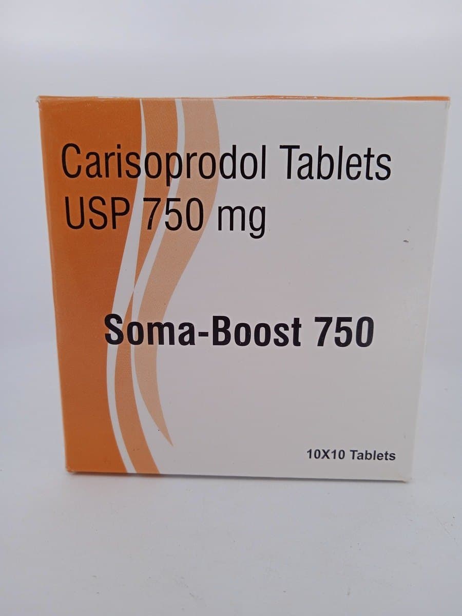 Somaboost - Carisoprodol 750 mg Tabs