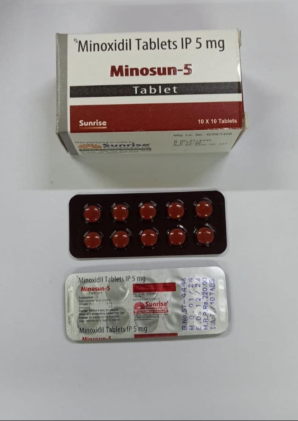 Minosun 5 - Minoxidil 5 mg Tabs