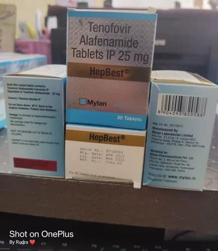 Tenofovir Alafenamide Tablets 25 Mg