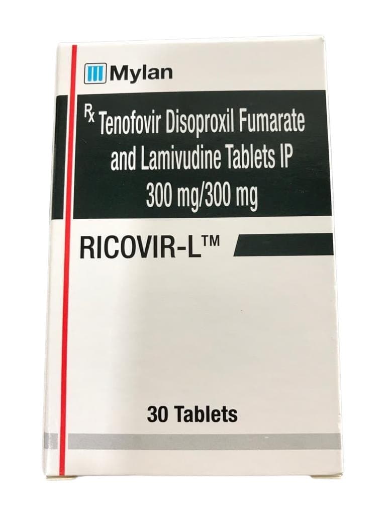 Ricovir-L - Tenofovir Disoproxil Fumarate, Lamivudine Tabs