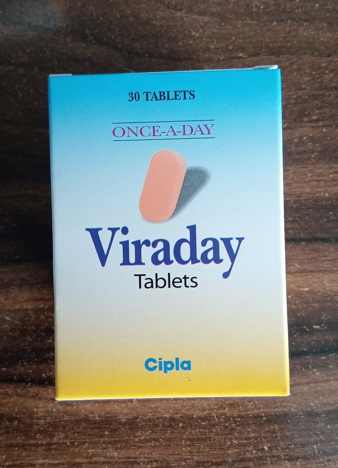 Viraday - Tenofovir Disoproxil Fumarate, Emtricitabine, and Efavirenz Tabs