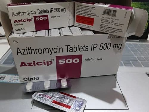 Azicip - Azithromycin 500 mg Tabs