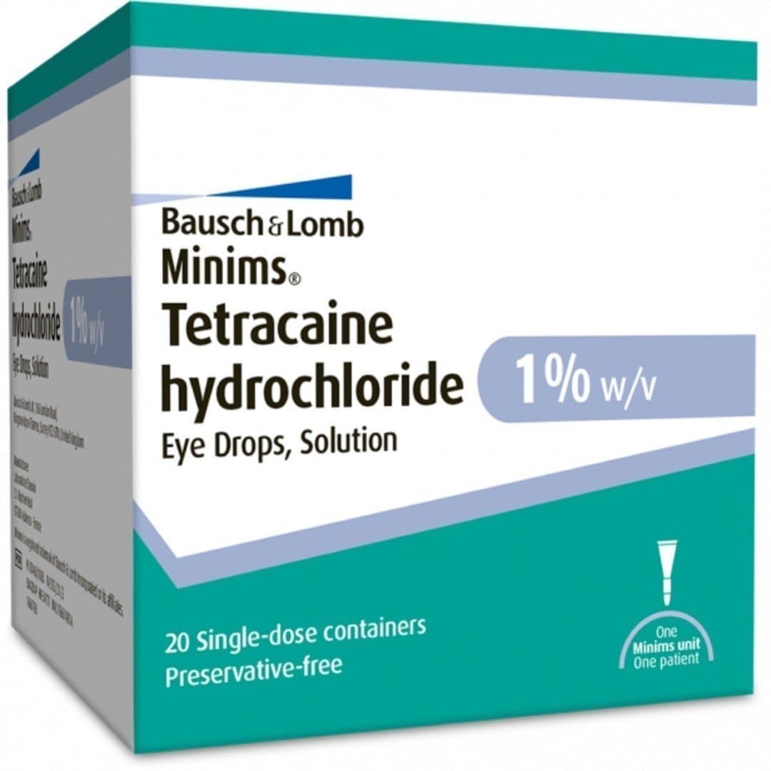 Minims - Tetracaine Hydrochloride 1% eye drops