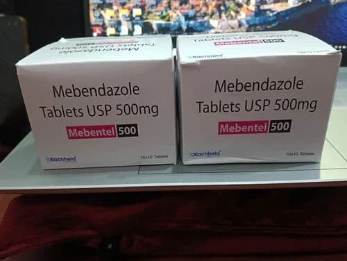 Mebendazole Mebentel 500mg Tablet