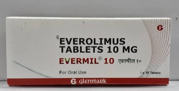 Everolimus Evermil 10 Mg Tablets