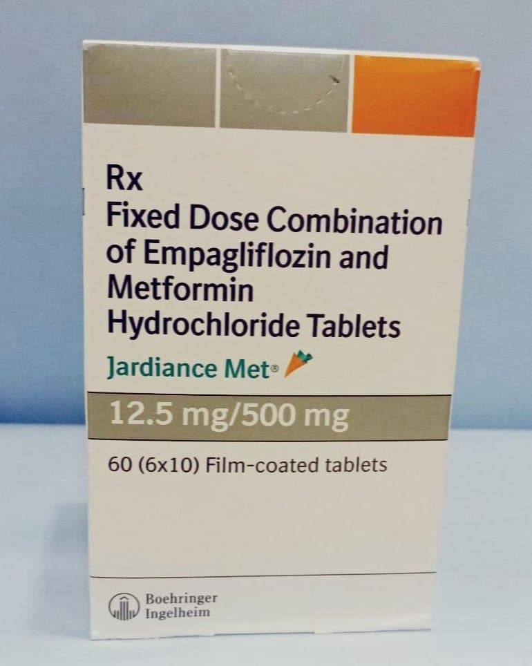 Jardiance Met - Empagliflozin & Metformin Hydrochloride 12.5/500 mg Tabs