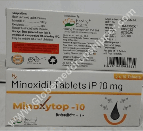 Minoxidil Minoxitop 10mg Tablets