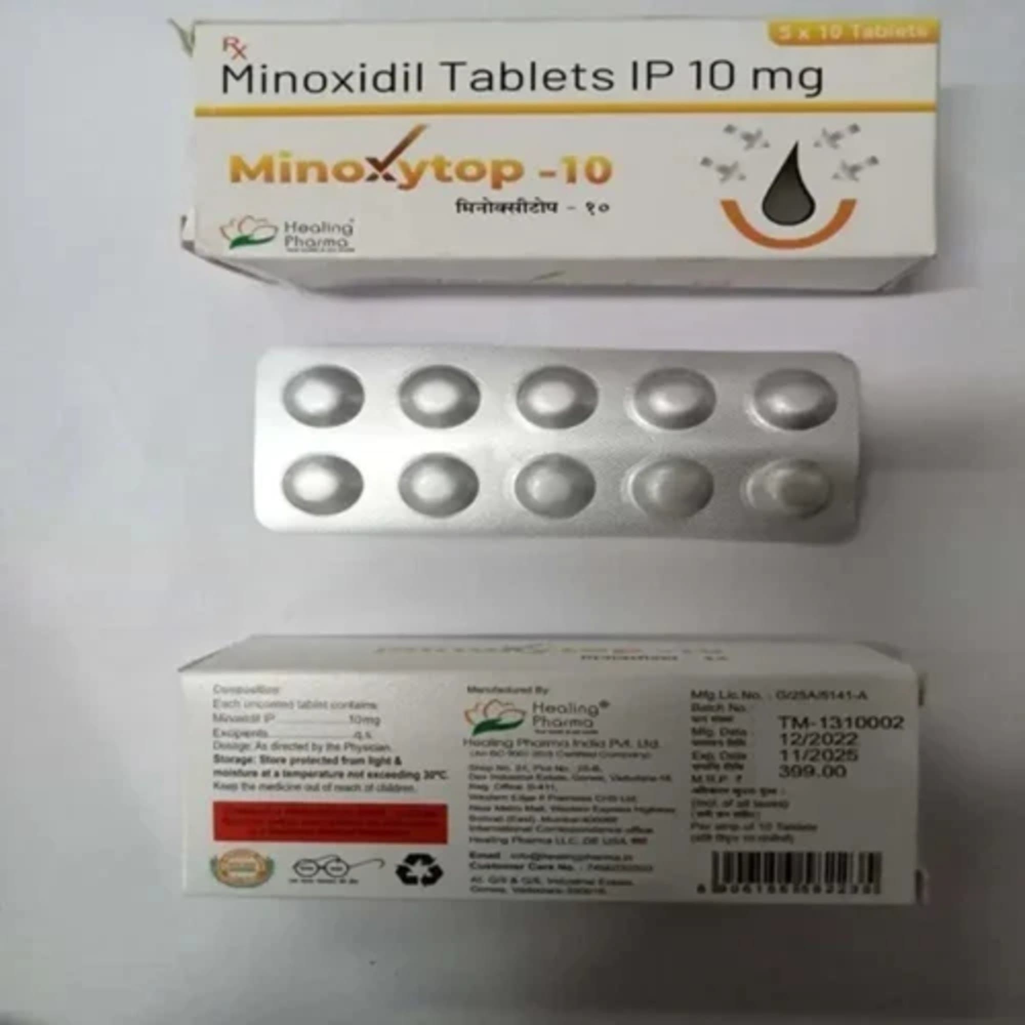 Minoxytop - Minoxidil 10 mg Tabs