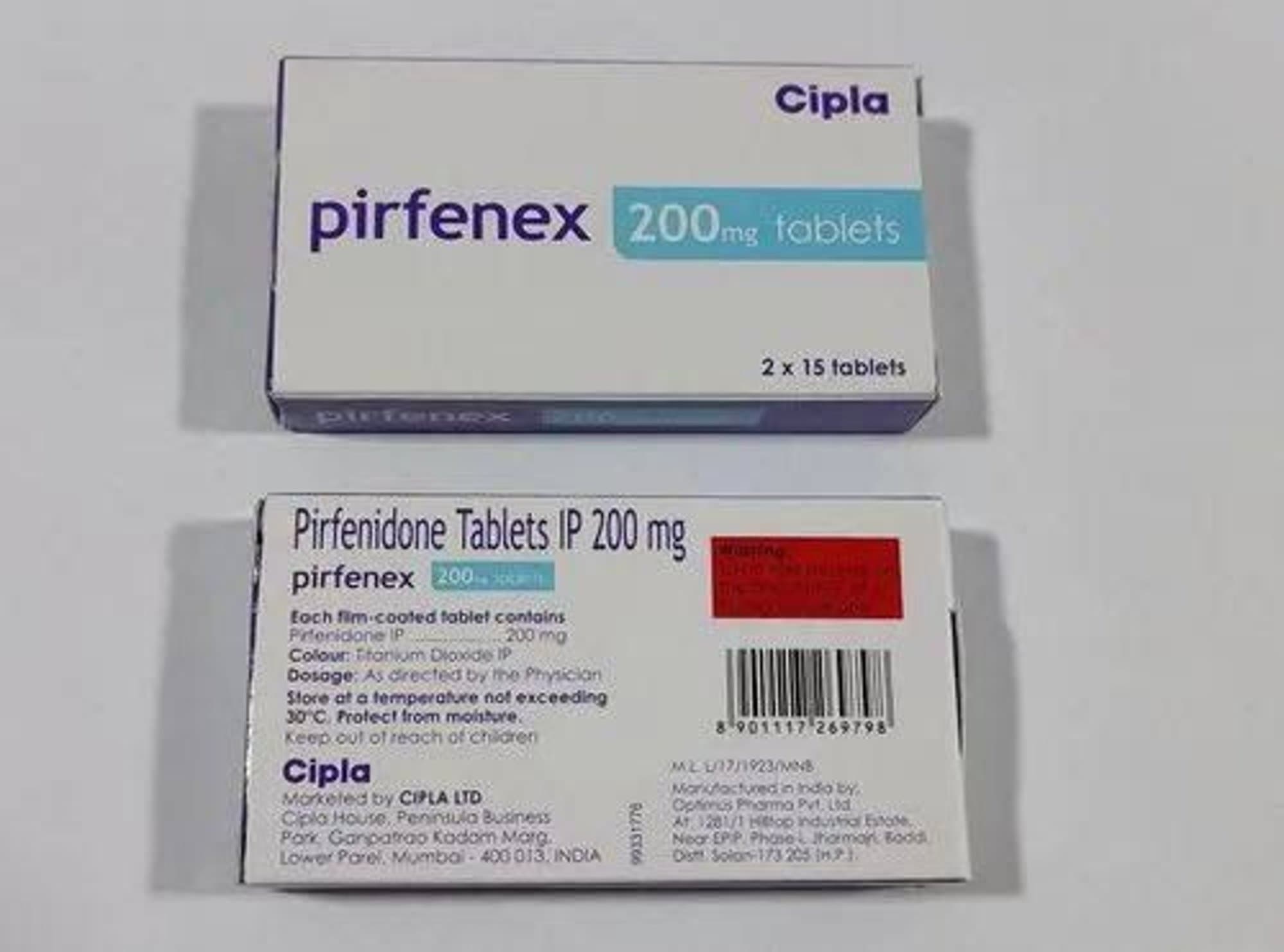 Pirfenex - Pirfenidone 200 mg Tabs