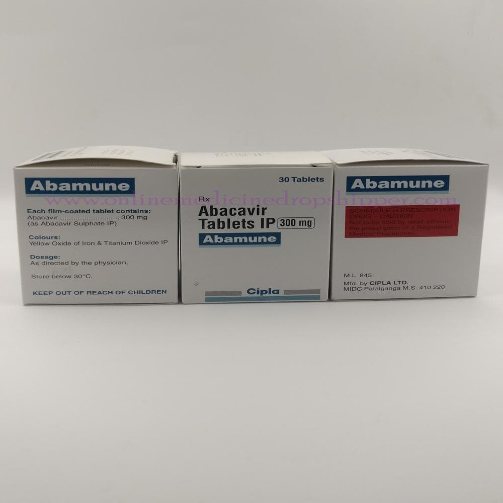 Abamune - Abacavir 300 Mg Tablet