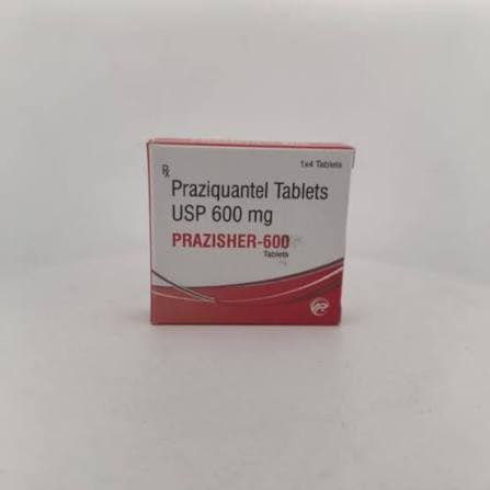 Prazisher - Praziquantel 600 mg Tabs