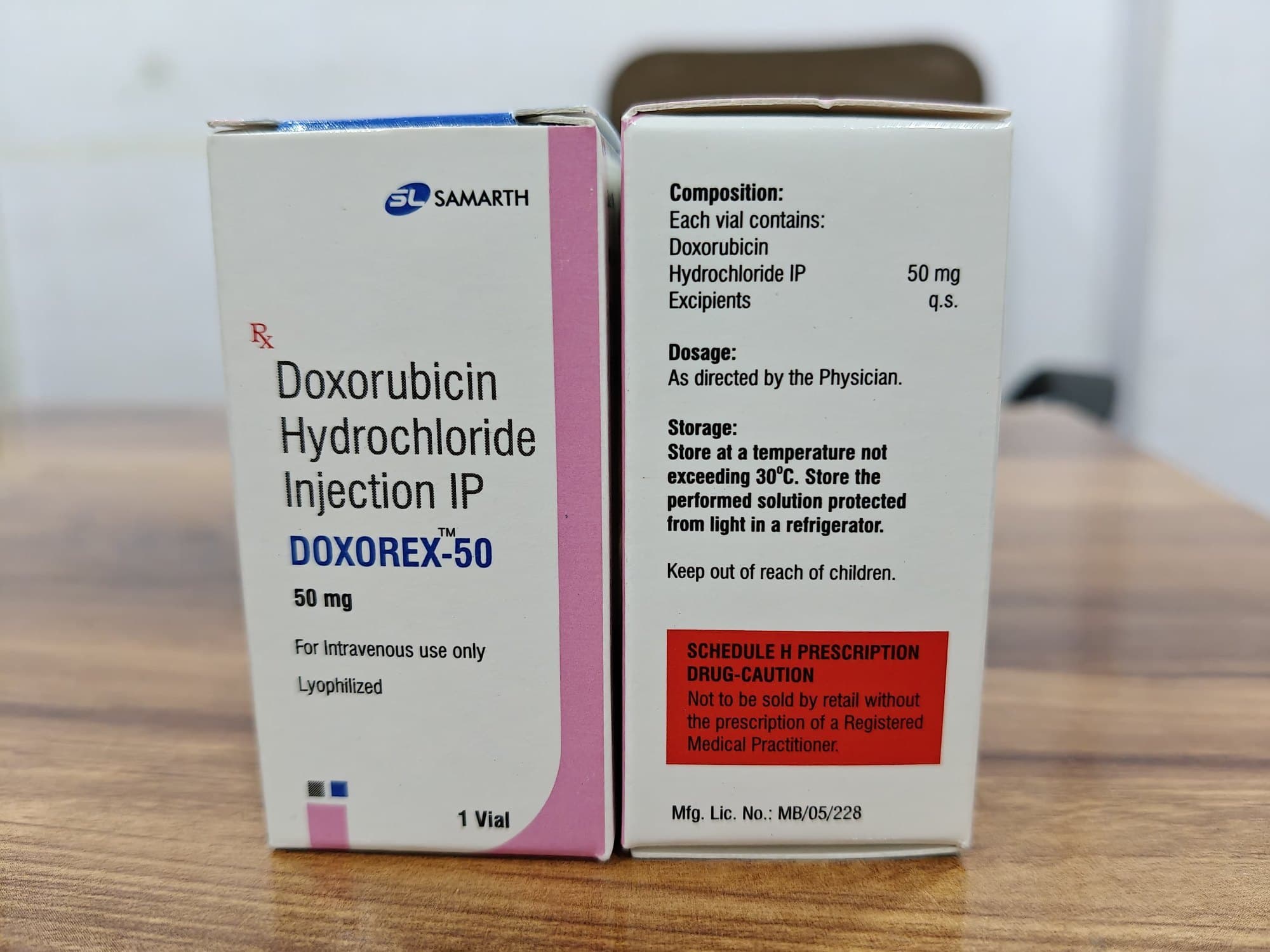 Doxorex - Doxorubicin Hydrochloride 50 mg Inj