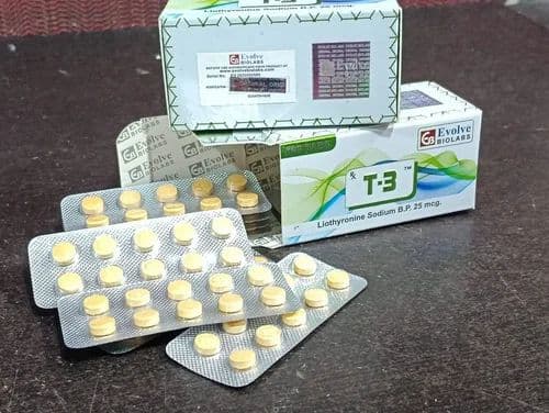 T-3 - Liothyronine Sodium 25 mg Tabs