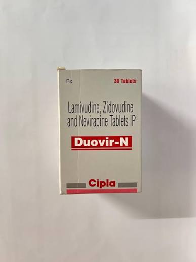 Duovir-N - Lamivudine , Zidovudine & Nevirapine 650 mg Tabs image 1