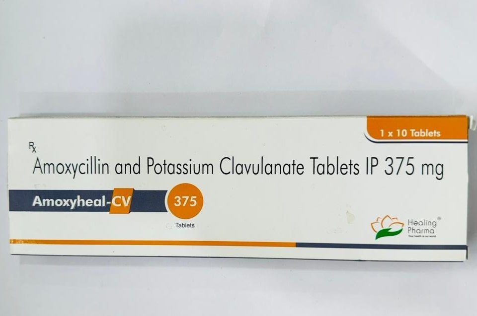 Amoxyheal CV - Amoxicillin and Potassium Clavulanate 375 Mg