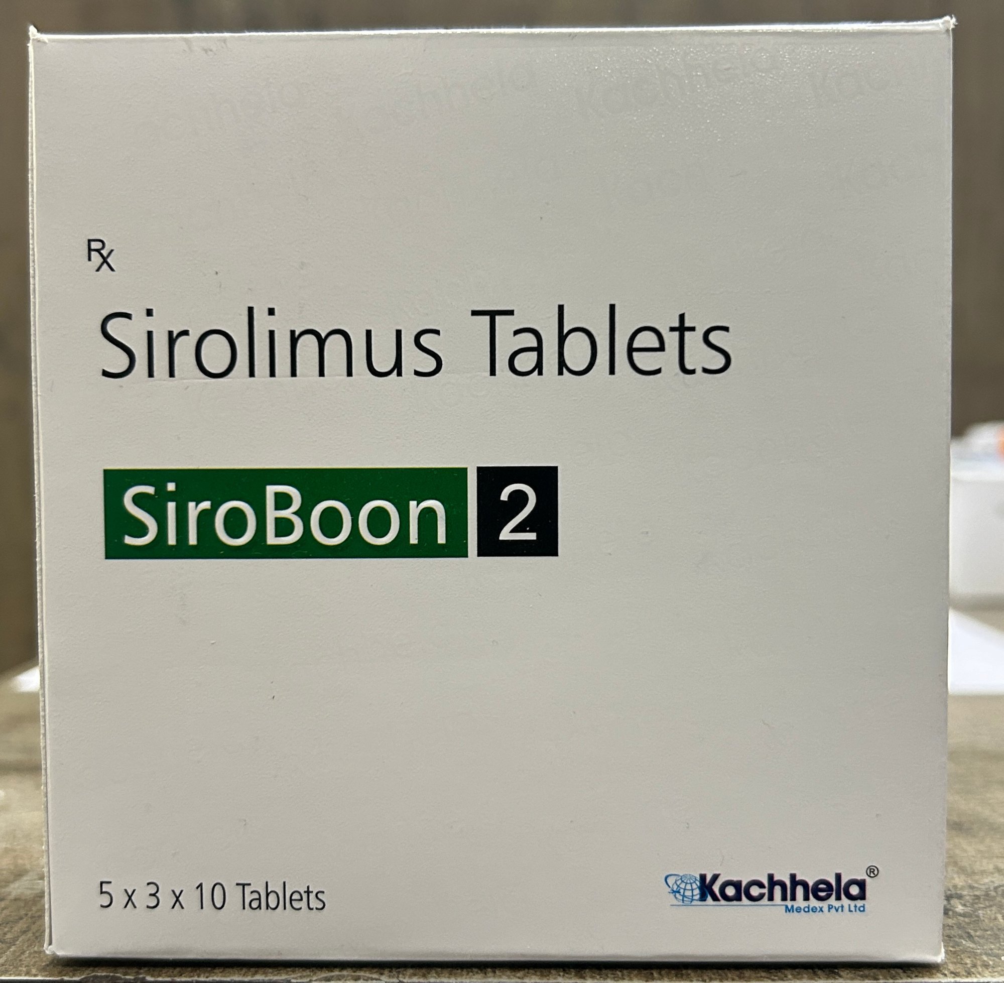 Siroboon - Sirolimus 2 mg Tabs image 1