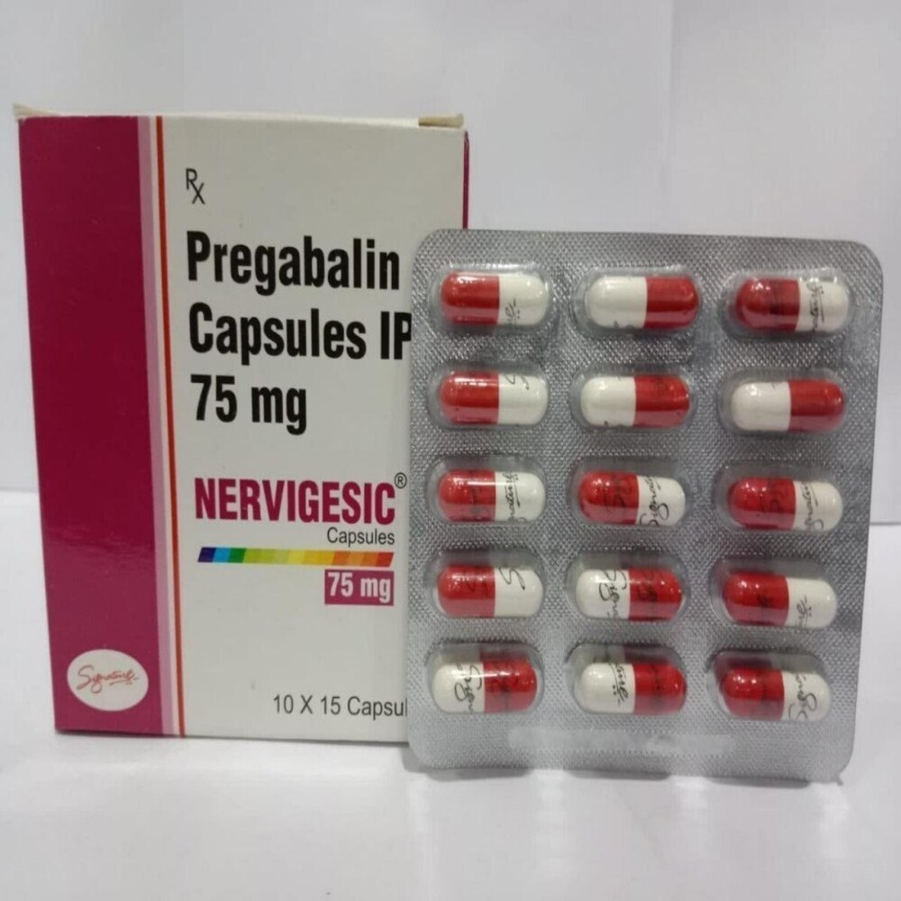 Nervigesic - Pregabalin 75 mg Caps image 1