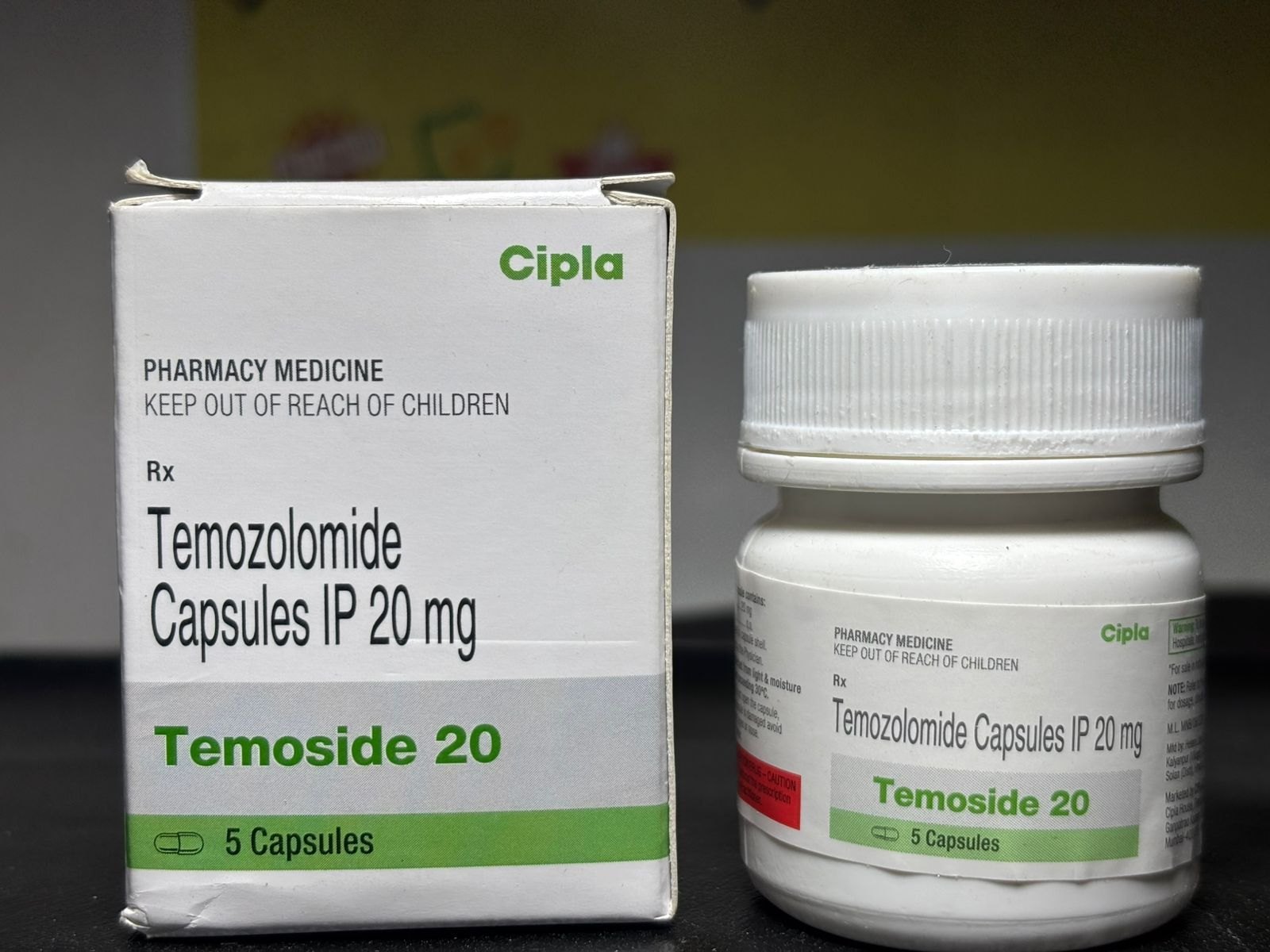 Temozolomide 20mg Capsule image 1