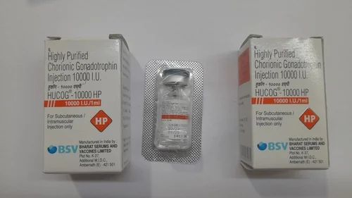 Hucog - Highly Purified Chorionic Gonadotropin 10000 Inj image 1