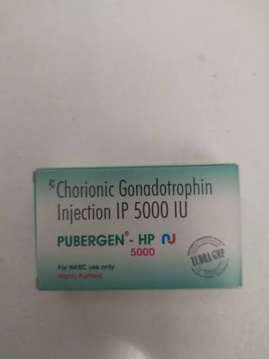 Pubergen 5000 IU Injection image 1