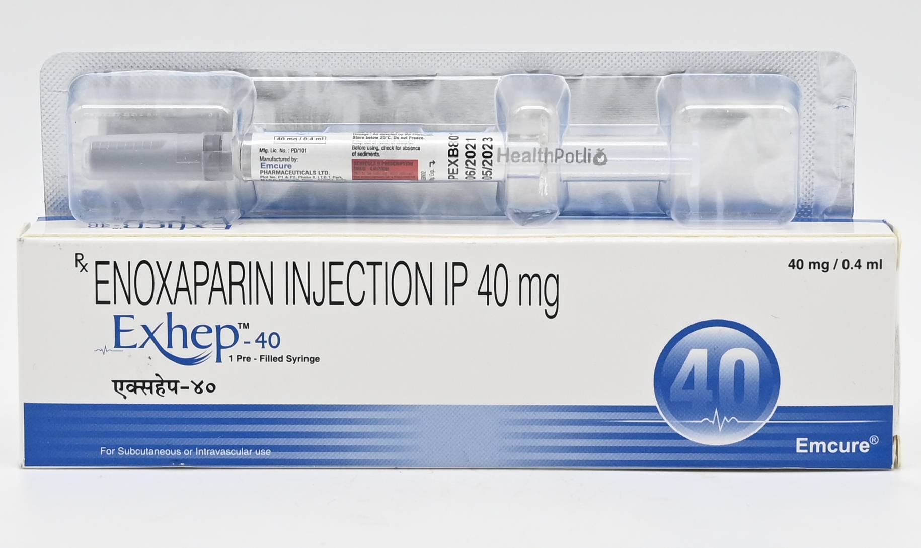 Exhep - Enoxaparin 40 mg Inj