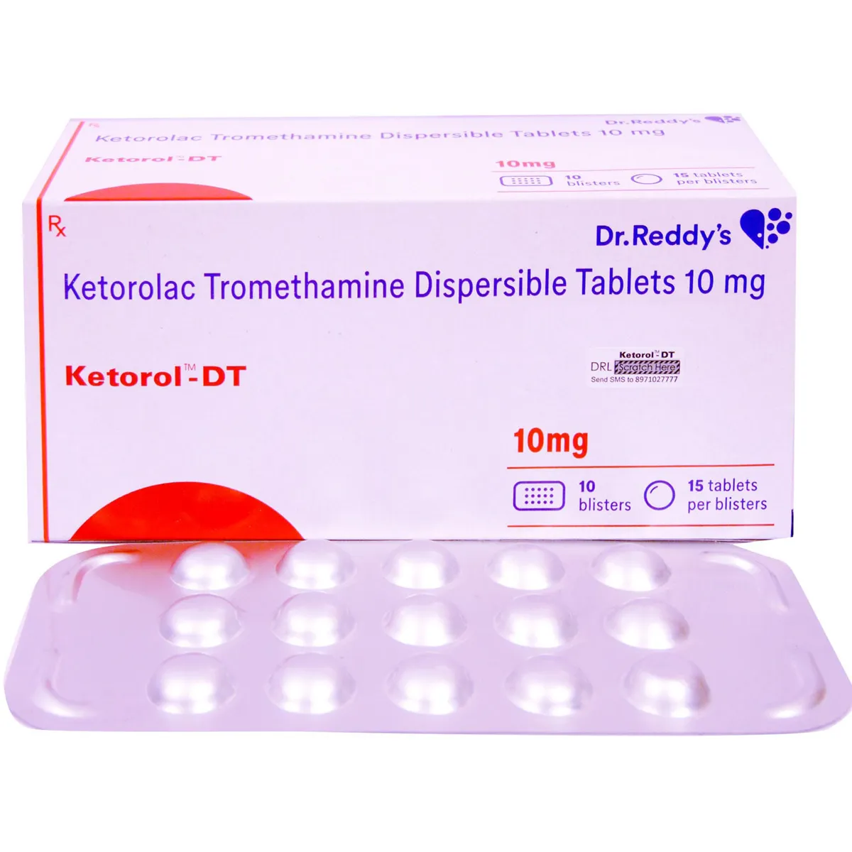 Ketorol DT - Ketorolac Tromethamine Dispersible 10 mg Tablets image 1
