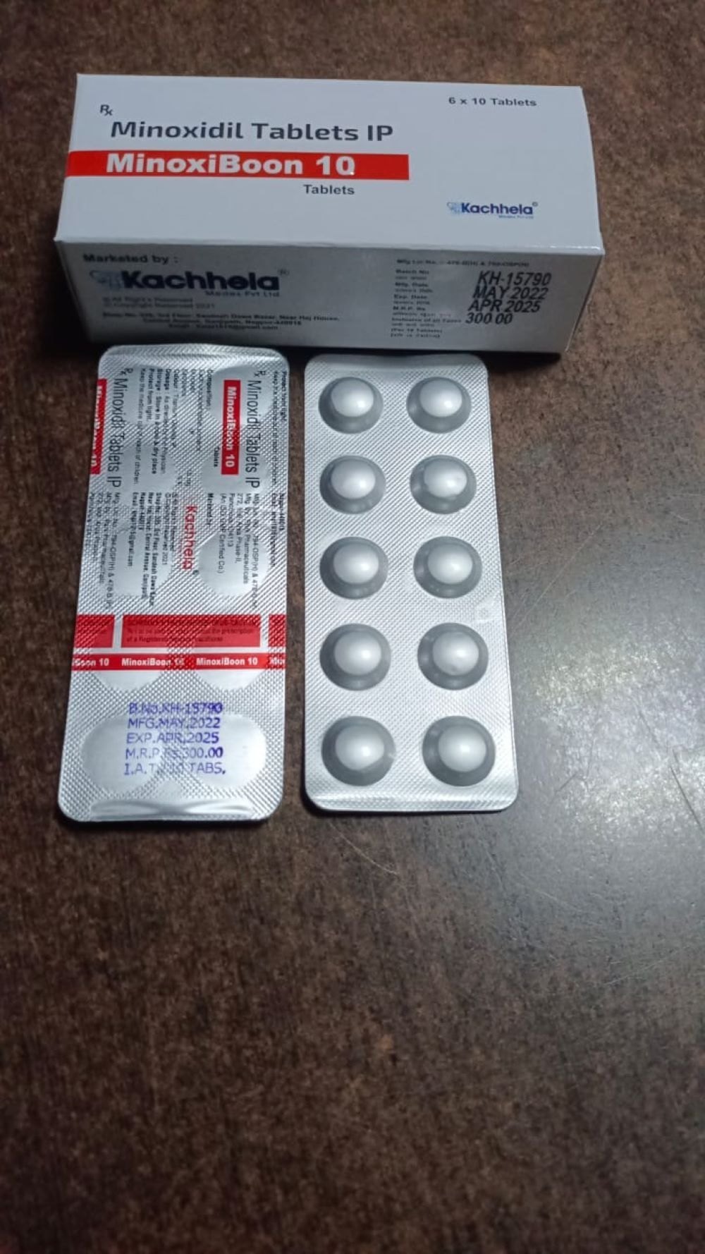 Minoxiboon - Minoxidil 10 mg Tabs