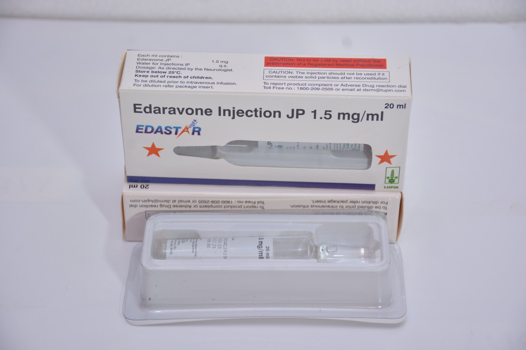 Edastar 1.5 mg Injection image 1