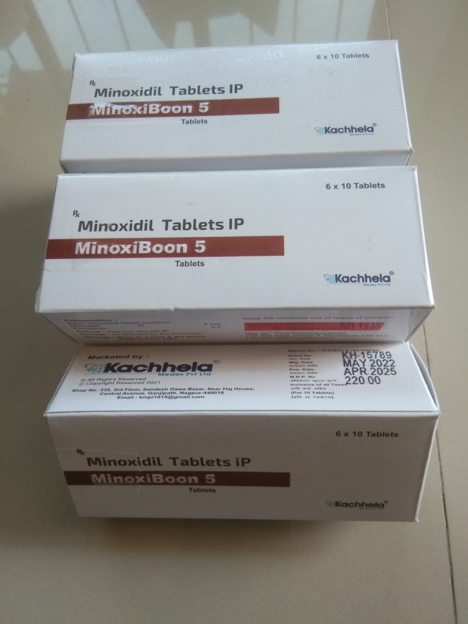 Minoxiboon - Minoxidil 5 mg Tabs image 1