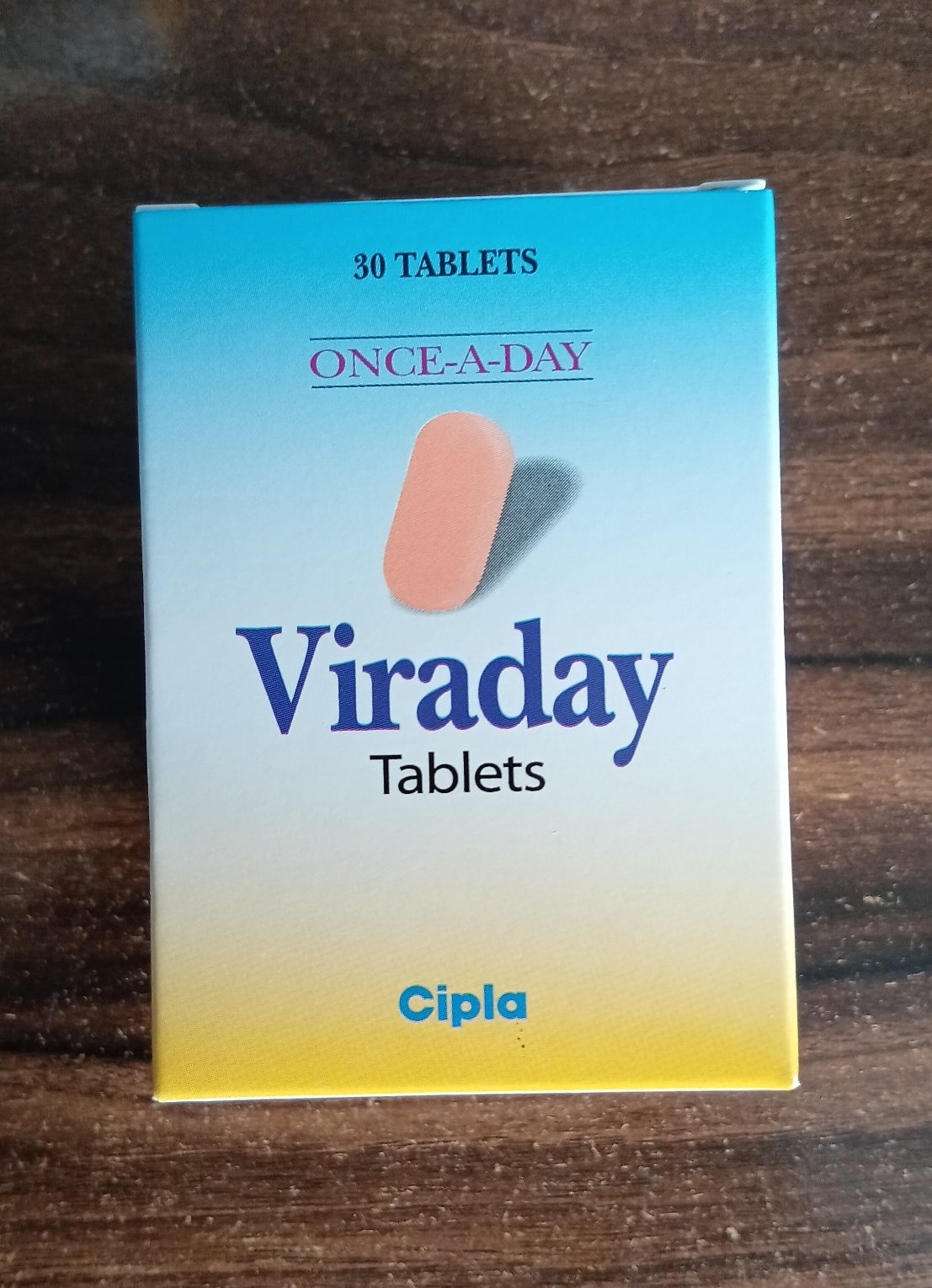 Viraday - Tenofovir Disoproxil Fumarate, Emtricitabine, and Efavirenz Tabs image 1