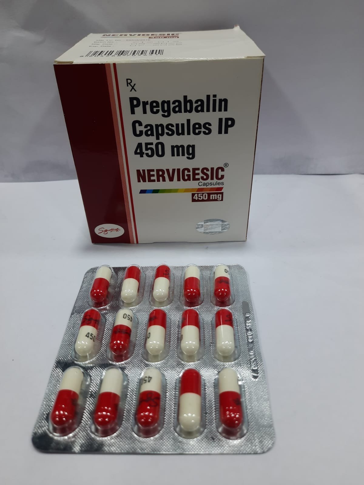 Nervigesic - Pregabalin 450 mg Caps image 1